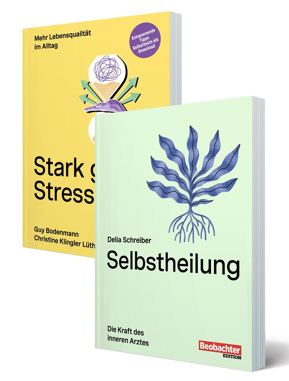 Buch / Stark gegen Stress und Selbstheilung «Stark gegen Stress» und «Selbstheilung»