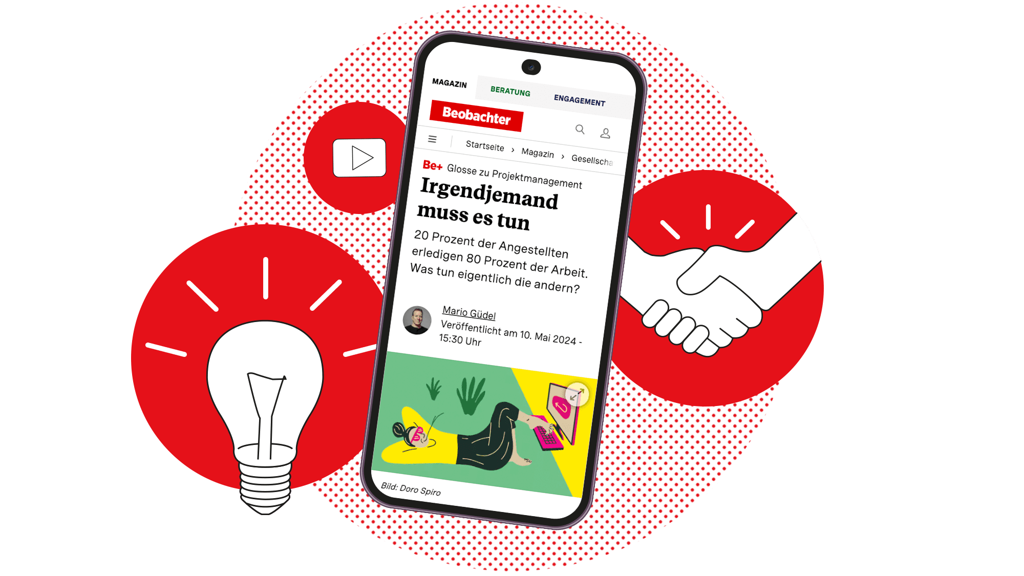Marketing Lp Wolken Illu Beo Univ Digital 2000x1125 <h2>Spannende Geschichten, hilfreiches Wissen und Rat zu jeder Lebenslage</h2>
<p>Der Beobachter ist eine Schweizer Institution mit einer einzigartigen Kombination an inhaltlicher Breite und rechtlicher Kompetenz. Seit fast 100 Jahren setzt sich der Beobachter engagiert und hartnäckig für eine funktionierende Schweiz ein. </p>