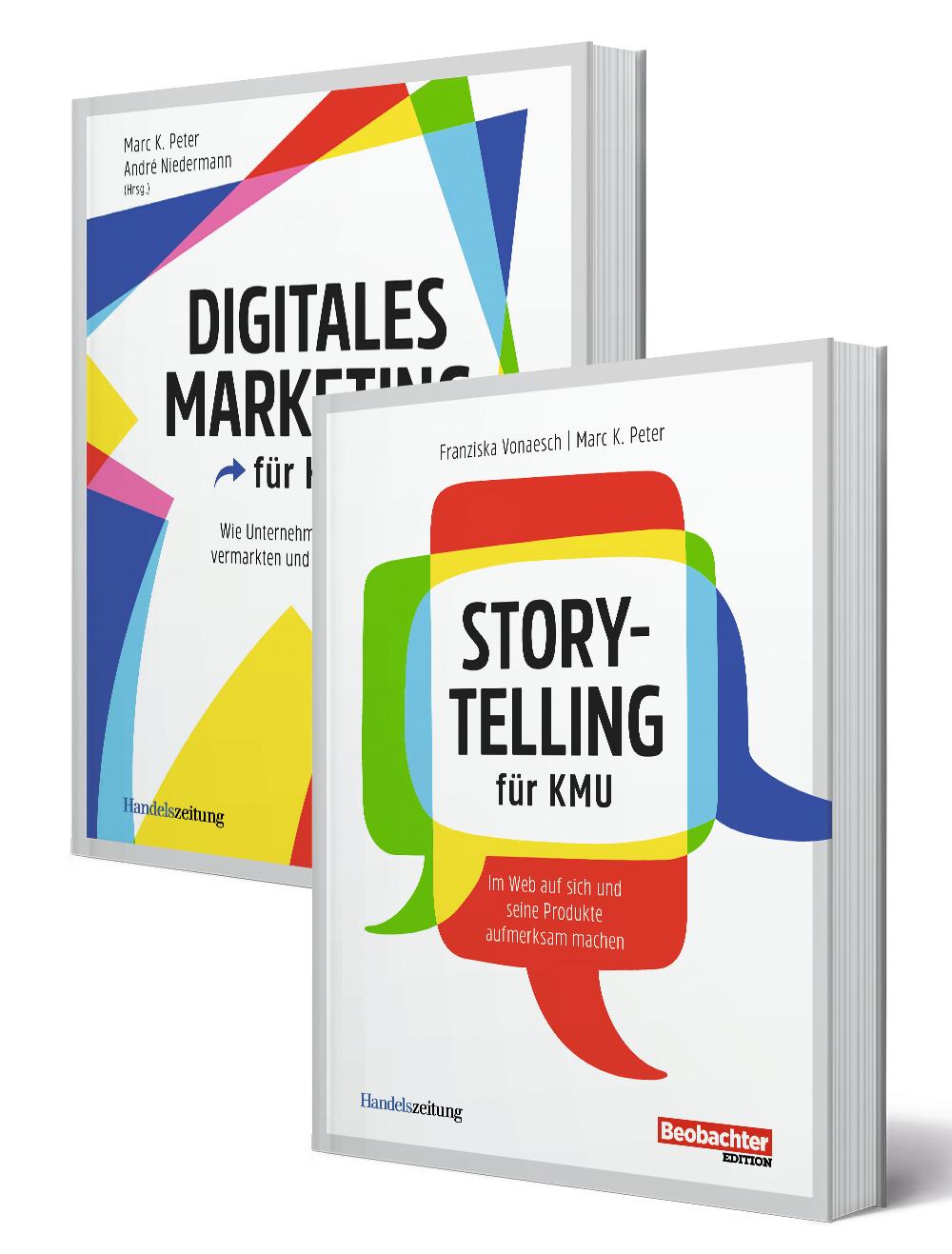 Buch / Digitales Marketing und Storytelling «Digitales Marketing für KMU» und «Storytelling für KMU»